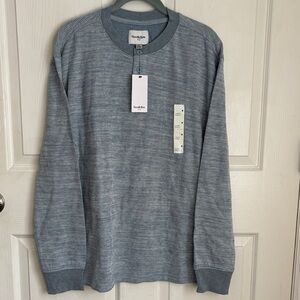 New NWT Blue Crew thermal henley Dexter kill shirt size Medium by goodfellow